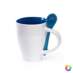 Tasse avec Cuillère 149459 (350 ml) Bicolore