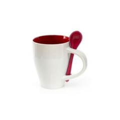 Tasse avec Cuillère 149459 (350 ml) Bicolore